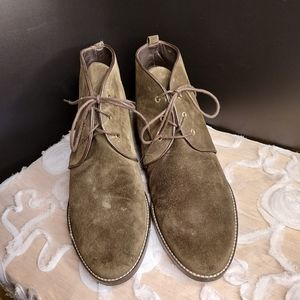 STUART WEITZMAN Olive Suede Desert Boots sz 10